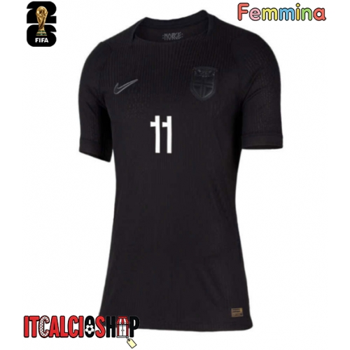 Norvegia Jorgen Strand Larsen #11 Seconda Maglia Femmina Mondiali 2026 Manica Corta